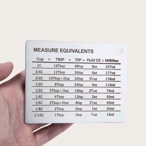 🍉5 for $25* Stainless Steel Measurements Magnet - Picture 4 of 4